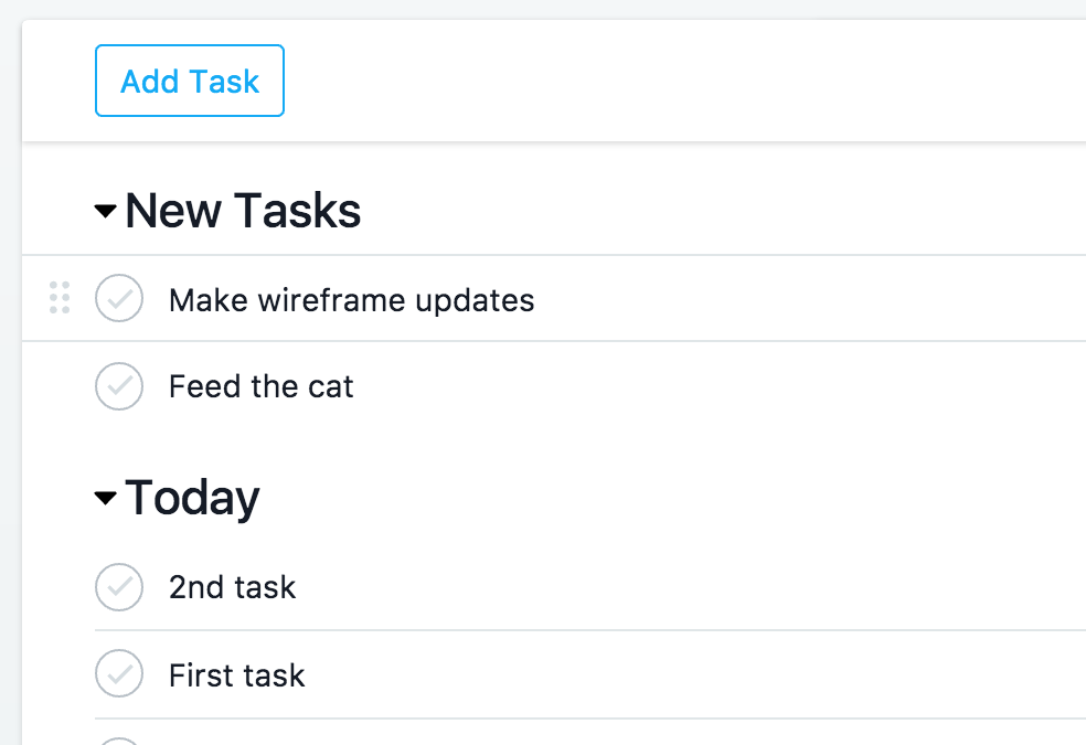 Asana Checkbox example